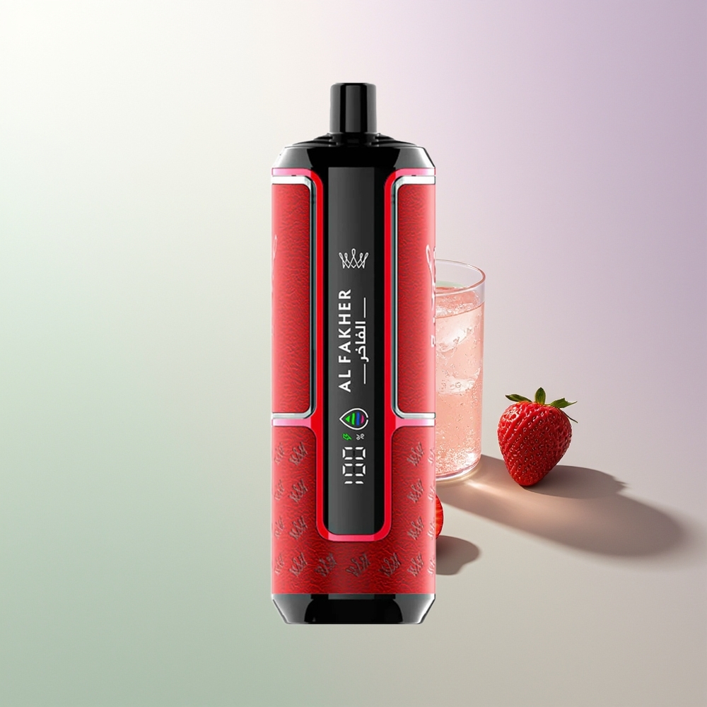 Al Fakher Crown Bar 15K Hypermax 22ml 600mAh Type-C DTL 6mg Kompaktan Prenosivi Jagoda Punch