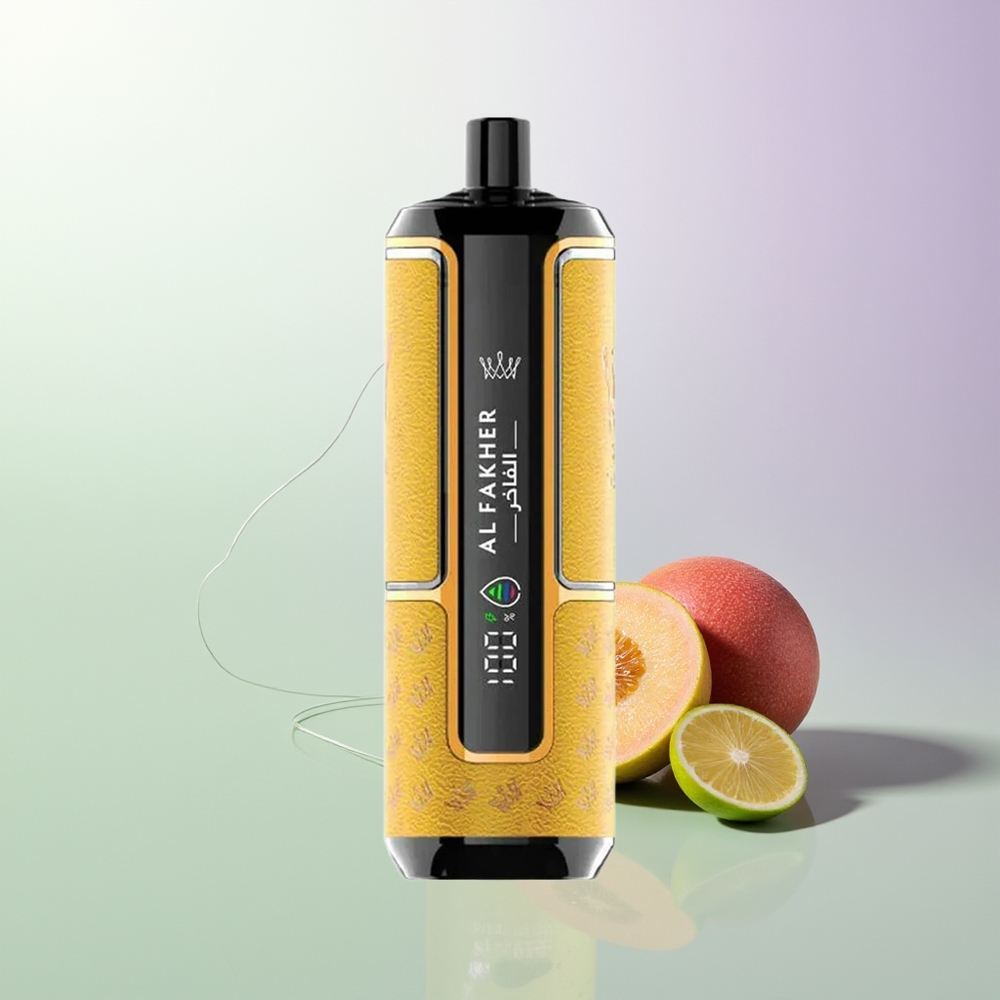 Al Fakher Crown Bar 15K Hypermax Baterija 600mAh Do 15.000 Puffova Dizajn Kompaktan Mango Led Srbija Dobavljači