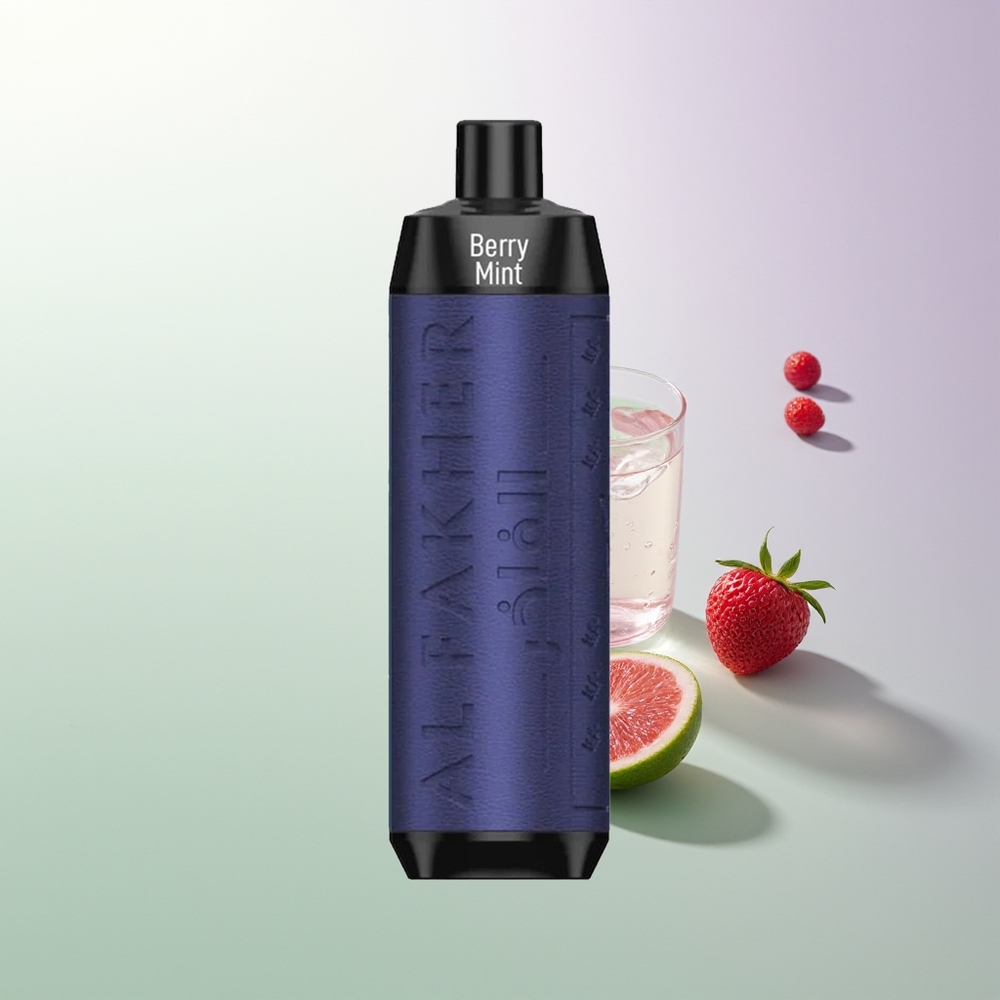 Al Fakher Crown Bar 8000 Crystal Jednokratna Vape Jagoda Met 600mah 18ml 5mg 0.6ohm