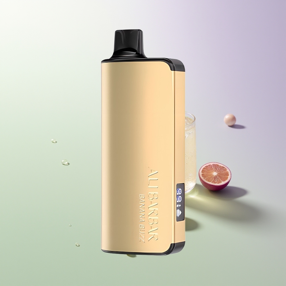 Alibarbar Ingot 9000 Puffs 22ml LED Banane Bzz