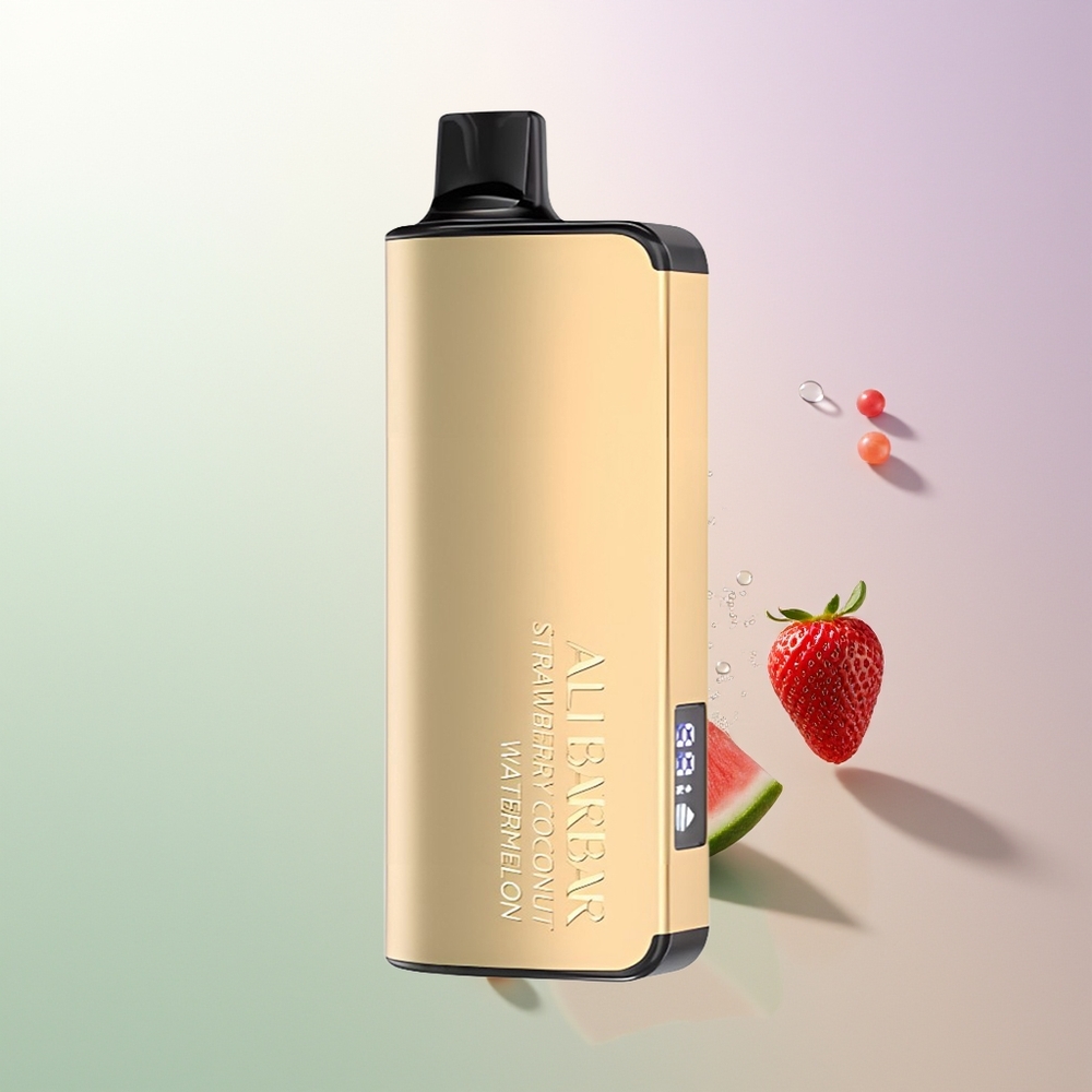 Alibarbar Ingot 9000 Puffs 22ml LED Ekran Jagoda Kokos Lubenica Srpski Dobavljači