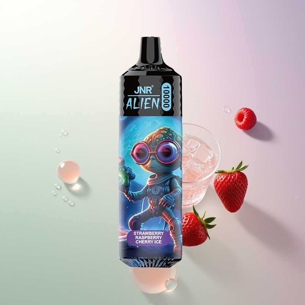 JNR Alien 10000 Pufova 850mAh Tip-C LED Jagoda Malina Trešnja Led Srbija Distributeri