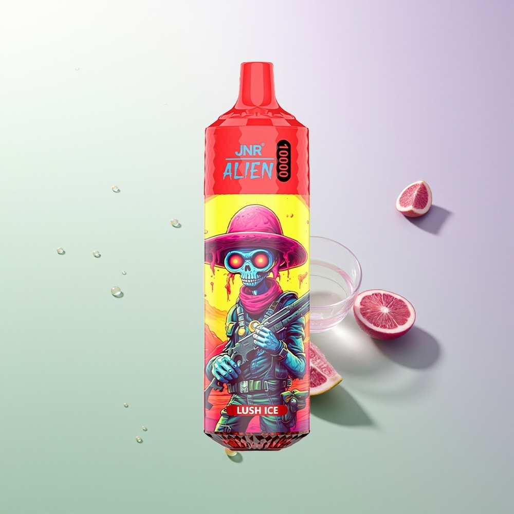 JNR Alien 10000 Pufova 850mAh Tip-C LED Ledački Led Osvežavajući Lush Ice Srpski Dileri