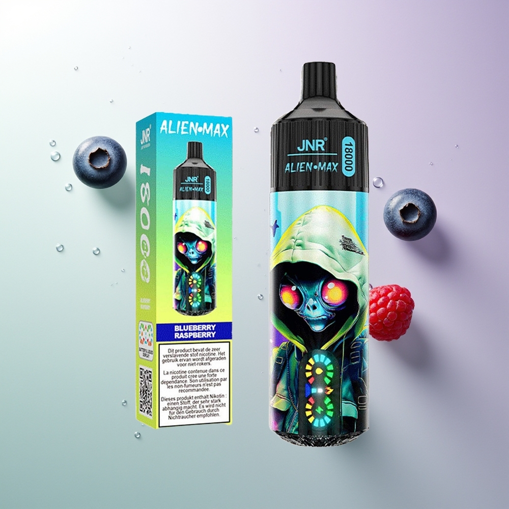 JNR Alien Max 18000 Dual Mesh 28ml Brusnica Malina Srpski Dobavljači