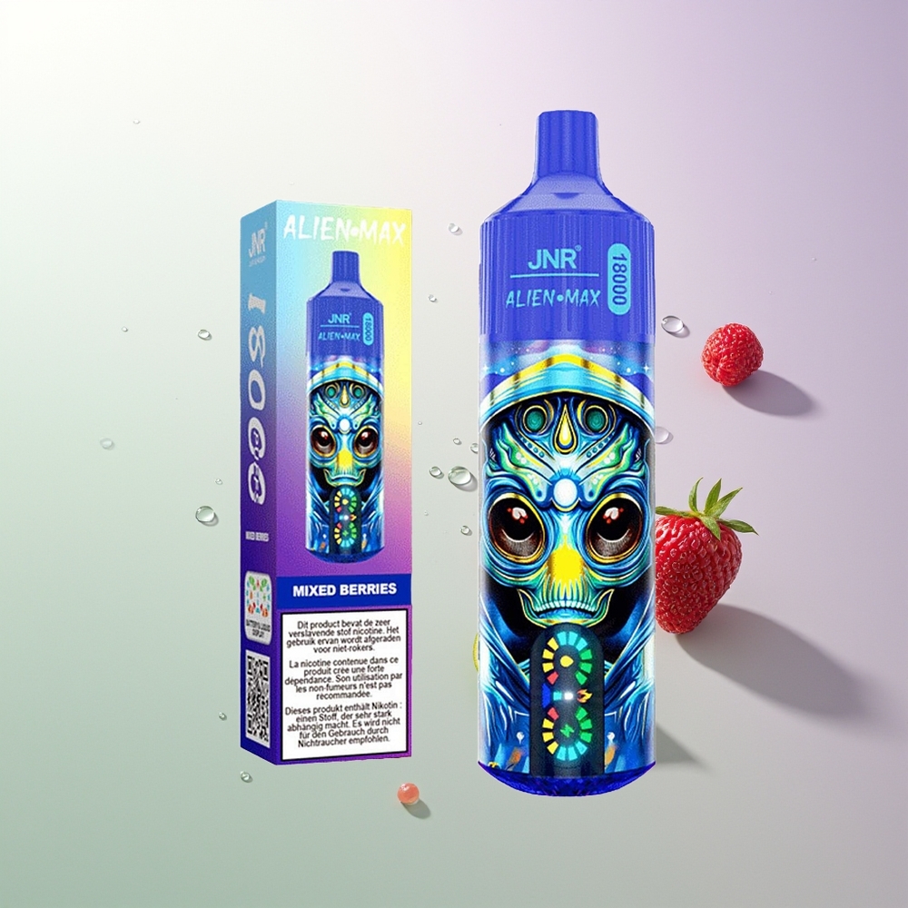 JNR Alien Max 18000 Puffs Dual Mesh 28ml Mešano Voće Srbija Dobavljači
