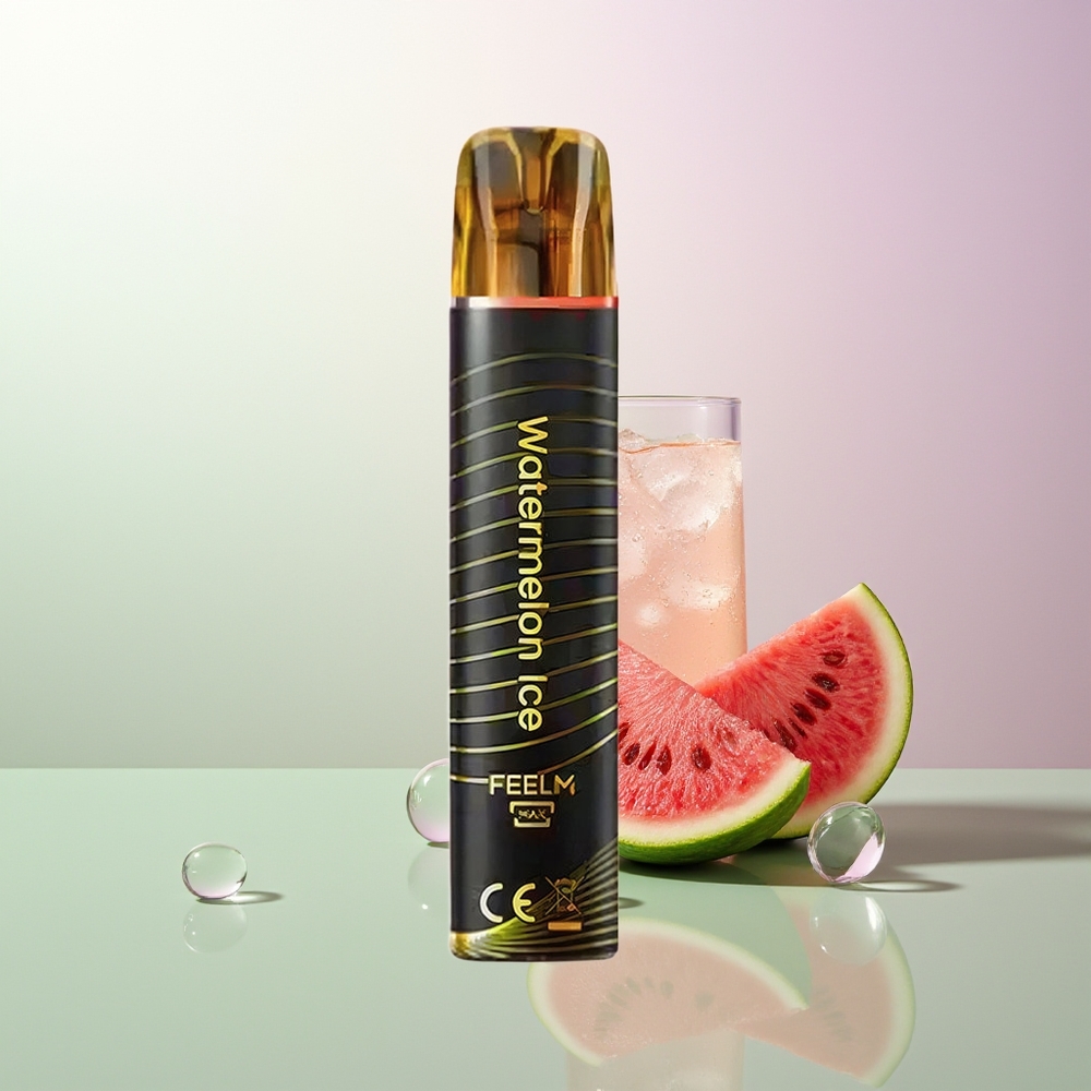 JNR Black&Golden 800 Puffova 550mAh 2ml E-Liquid Bez Punjenja 2% Nikotina Lubenica Led