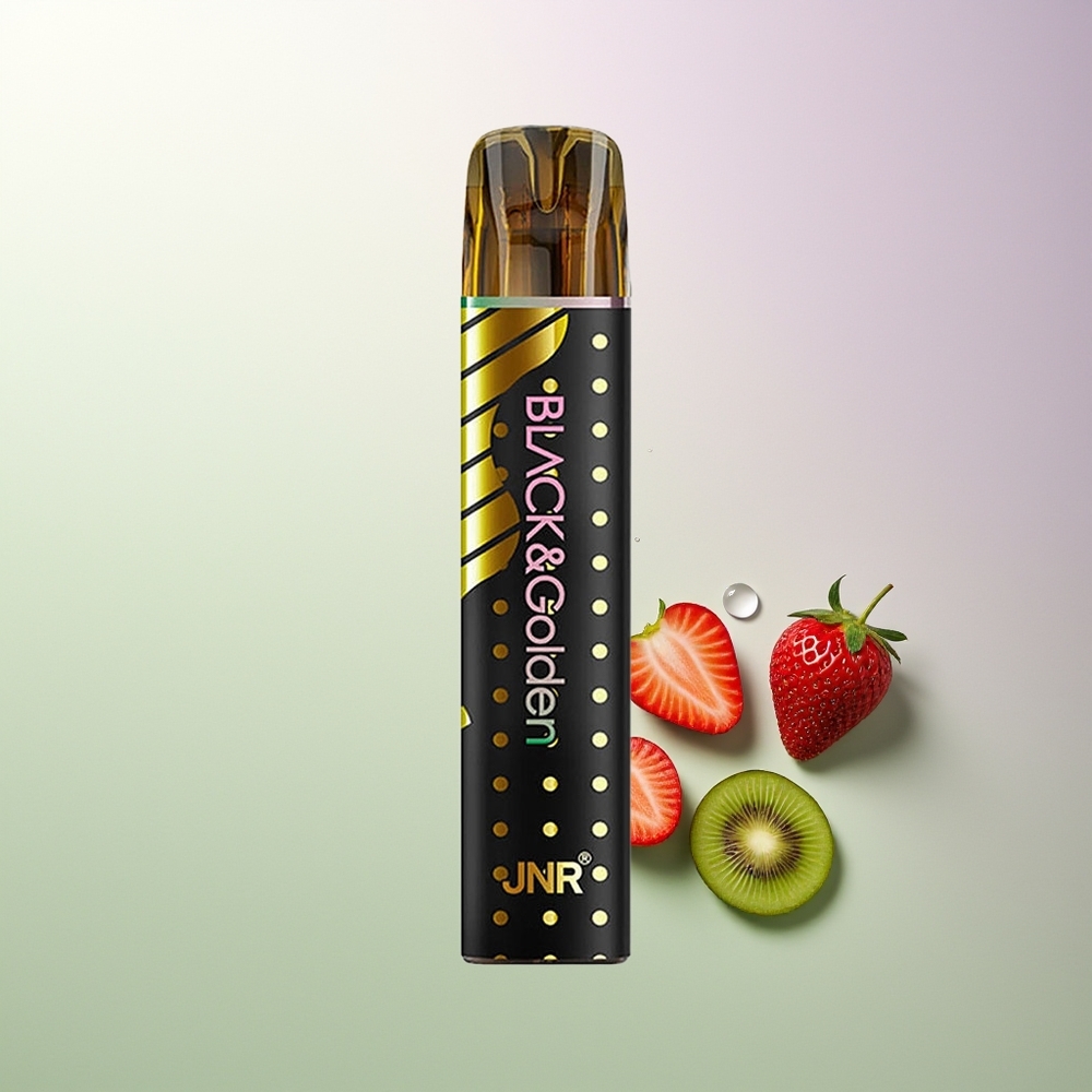 JNR Black&Golden 800 Pufova 550mAh 2ml E-Liquid 2% Nikotina Bez Punjenja TPD Jagoda-Kivi