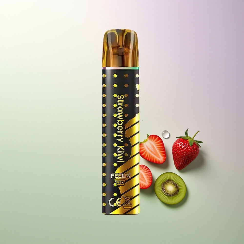 JNR Black&Golden 800 Pufova 550mAh 2ml E-Liquid 2% Nikotina Bez Punjenja TPD Jagoda-Kivi