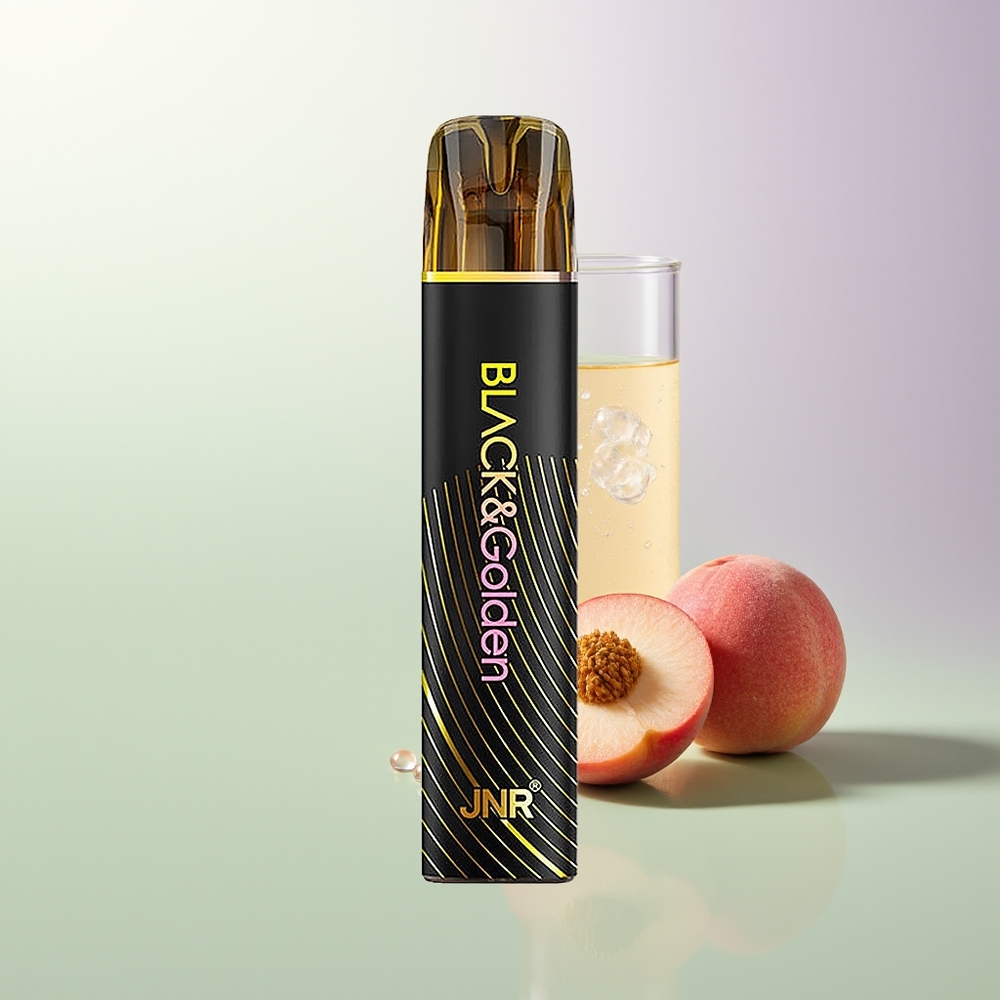 JNR Black&Golden 800 Pufova 550mAh 2ml TPD Bez Punjenja 2% Nikotina Breskva Mango Srpski Distributeri