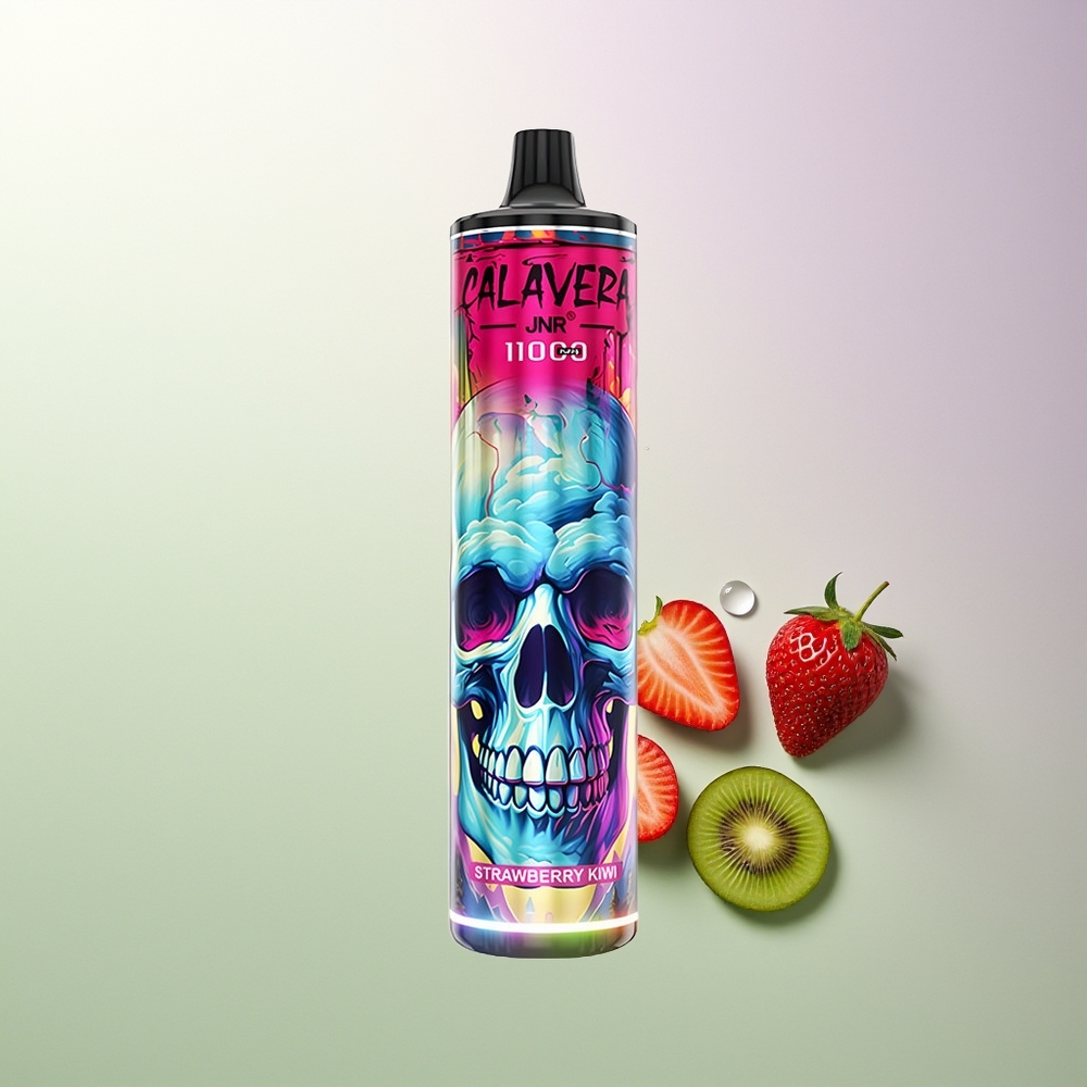 JNR Calavera 11000 Pufova Tip-C 850mAh 21ml 1.0ohm Mesh 0%2%5% Jagoda Kivi