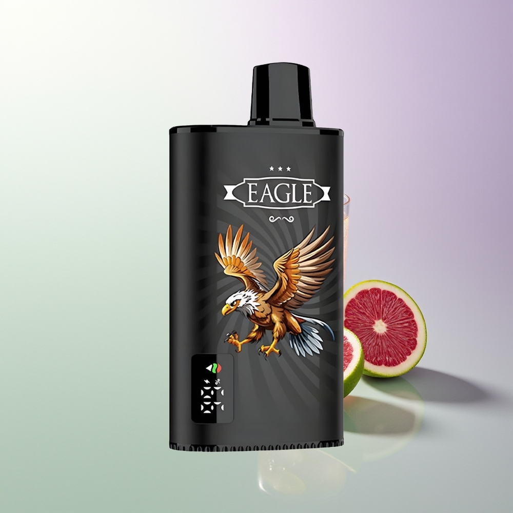 JNR EAGLE Smart 23000 Pufova Digitalni Ekran 1.0ohm Mesh Coil Podesivi Protok Vazduha 750mAh Baterija Type-C Punjenje 25ml