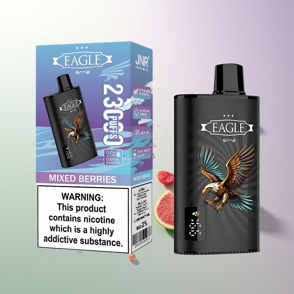 JNR EAGLE Smart 23000 Pufova Digitalni Ekran 1.0ohm Mesh Kalem Podesivi Protok Vazduha 750mAh Baterija