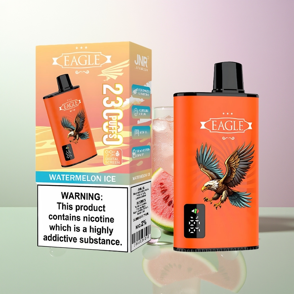 JNR EAGLE Smart 23000 Pufova Digitalni Ekran 1.0ohm Mesh Zavojnica Podesivi Protok Vazduha 750mAh Baterija Type-C