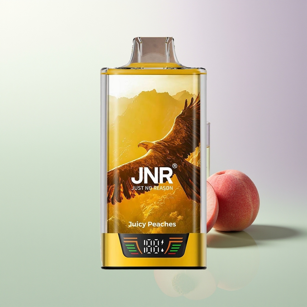 JNR Falcon Pro 28000 Pufova 30ml Dual Mesh Sočna Breskva