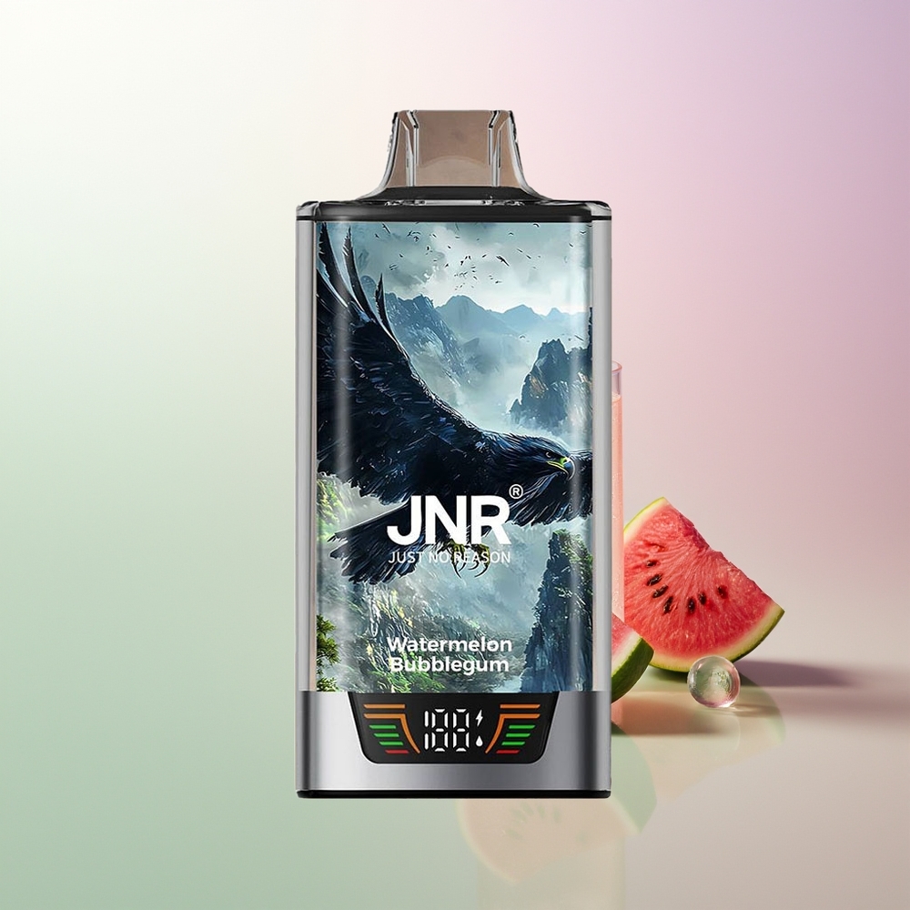 JNR Falcon Pro 28000 Pufova Dual Mesh Coil 30ml 5% Nikotina USB Type-C Lubenica Žvakaća Guma