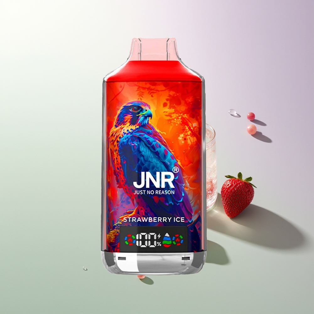 JNR Falcon X 18000 Puffs Dual Mesh Coil & Dual Core Digital Display Type-C Quick Charge 750mAh 24ml Jagoda Led Srpski Dobavljači