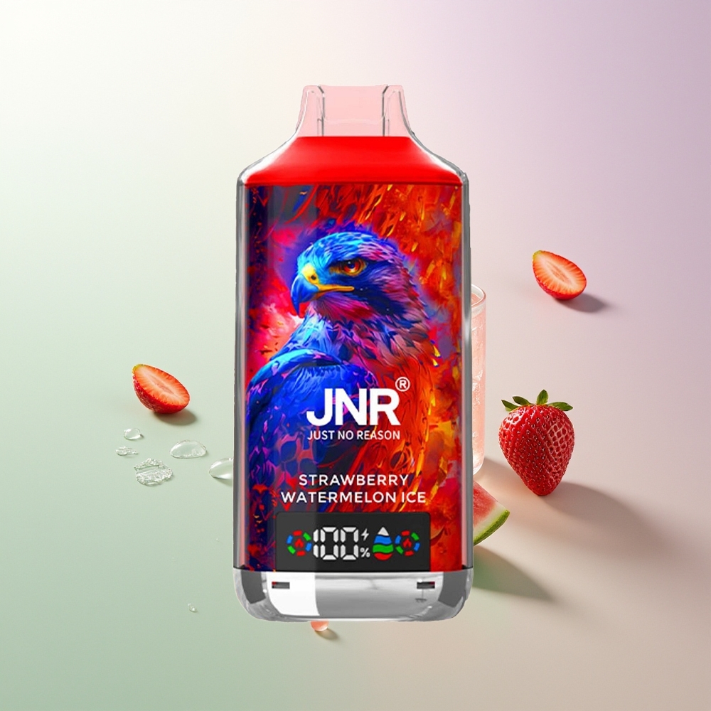 JNR Falcon X 18000 Pufova 750mAh 24ml Dual Mesh Coil Digital Display Type-C 0% 2% 5% Jagoda Lubenica Led Srpski Dobavljači