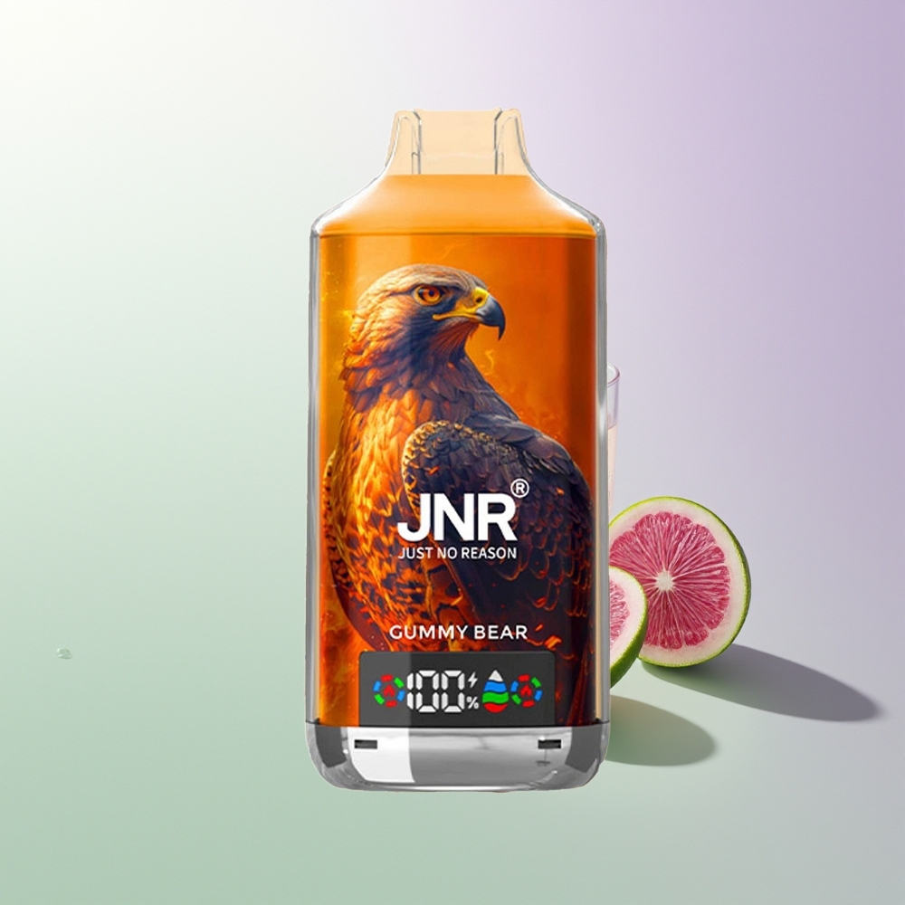 JNR Falcon X 18000 Pufova Dual Mesh Coil Digital Display Type-C Brzi Punjač 24ml 750mAh 0% 2% 5% Gumeni Meda