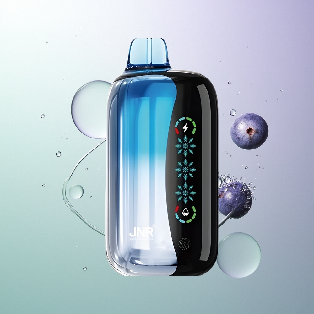 JNR Flex Ice 21000 Pufova Podesivi Airflow Touch Screen Dual Mesh 1.2 Ohm Tip-C Plavo Jagoda Ice