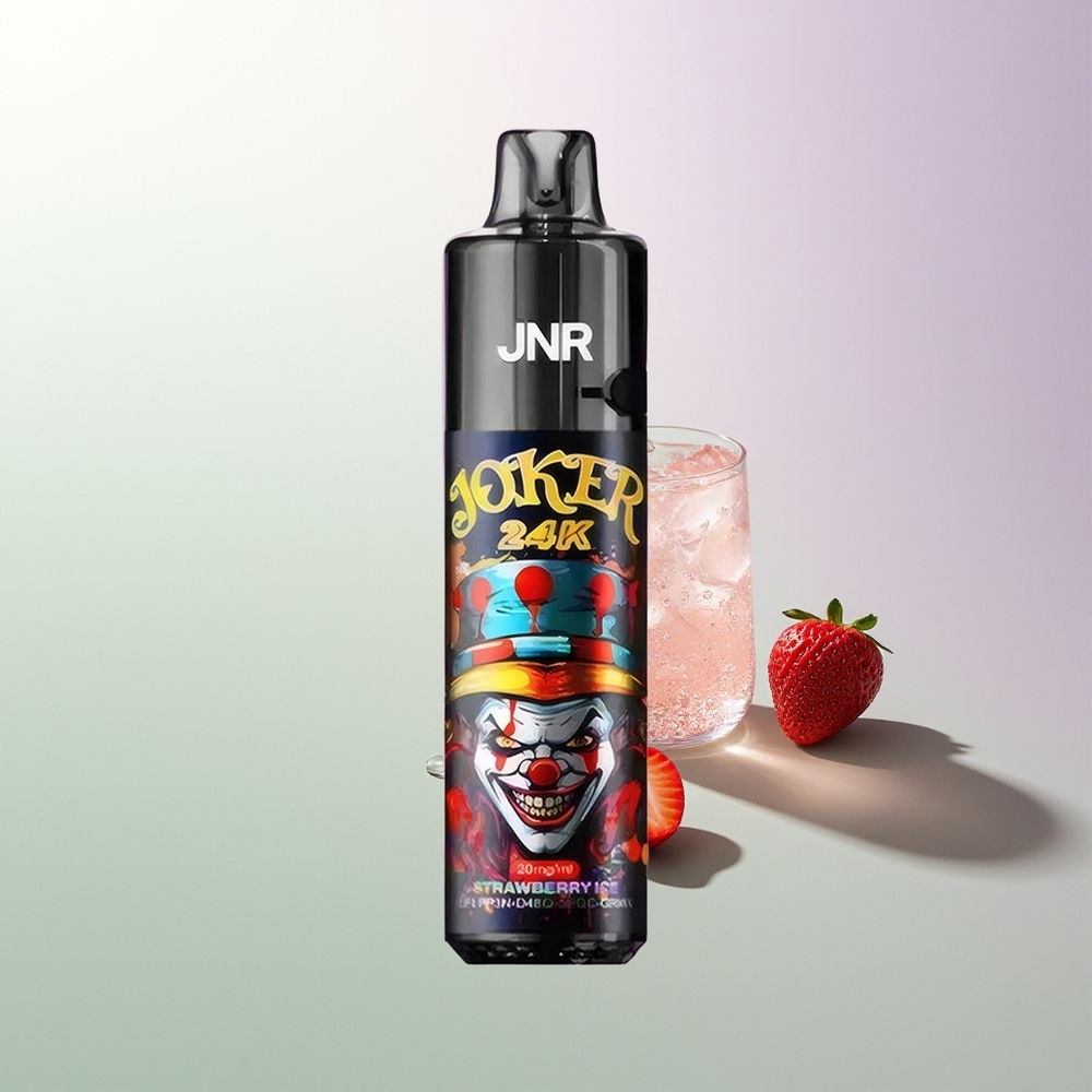 JNR Joker 24000 Puff 2% Nikotina Vidljivi Nivo Tekućine Jagoda Led Srbija Dobavljači