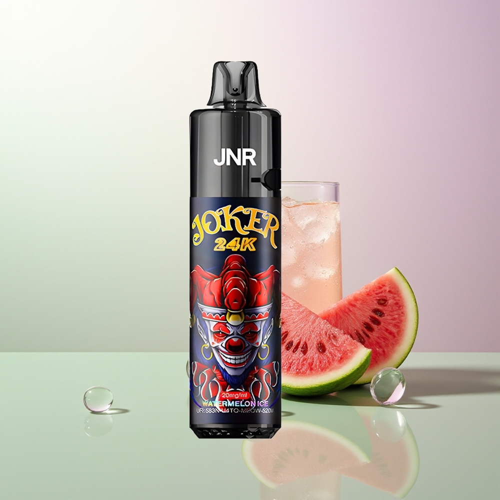 JNR Joker 24000 Puffs 2+10ml Vidljivi Nivo Tekućine Type-C Punjenje 2% Nikotina Lubenica Led Srbija Dileri