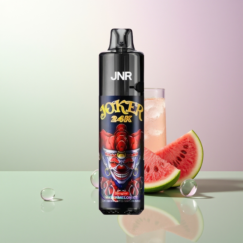 JNR Joker 24000 Puffs 2+10ml Vidljivi Nivo Tekućine Type-C Punjenje 2% Nikotina Lubenica Led Srbija Dileri