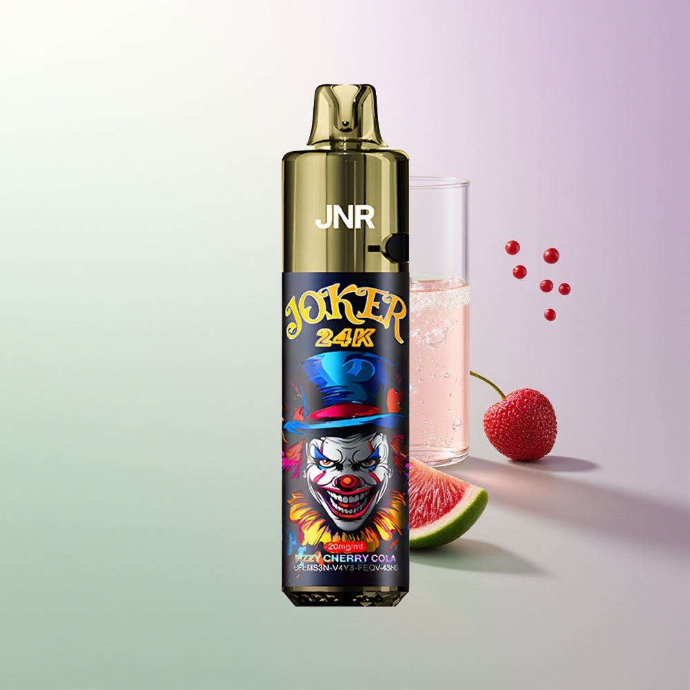 JNR Joker 24000 Puffs Refillable Pod Vidljivi Nivo Tekućine 800mAh Baterija Gazirana Trešnja Kola Srbija Dobavljači