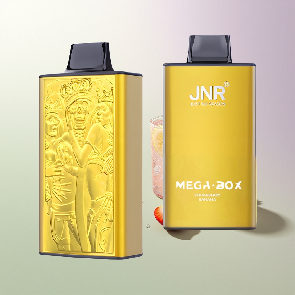 JNR Mega Box 25000 Puffova Dual Mesh Coil Jagoda Banana