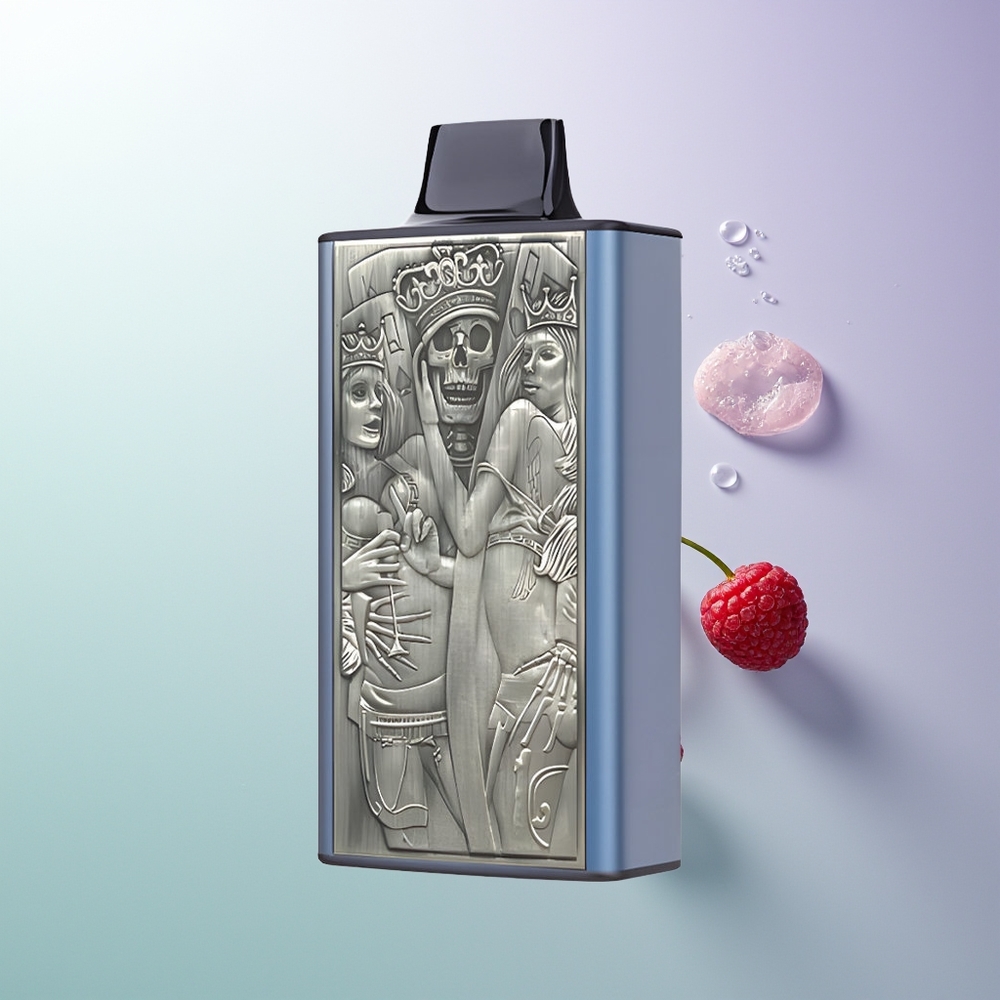 JNR Mega Box 25000 Pufova Dual Mesh 30ml Plava Malina Trešnja