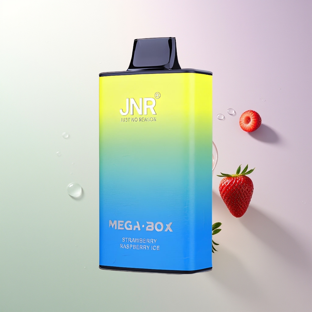 JNR Mega Box 25000 Pufova Dual Mesh Coil 30ml E-tečnost 850mAh Brzo Punjenje Jagoda Malina Led