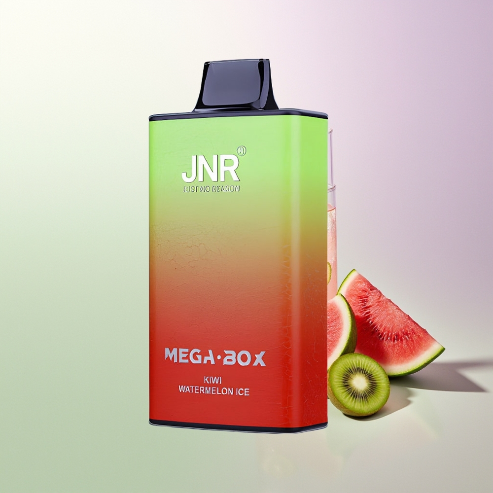 JNR Mega Box 25000 Pufova Dual Mesh Coil & Dual Core Brza Punjač Type-C Kiwi Lubenica Led