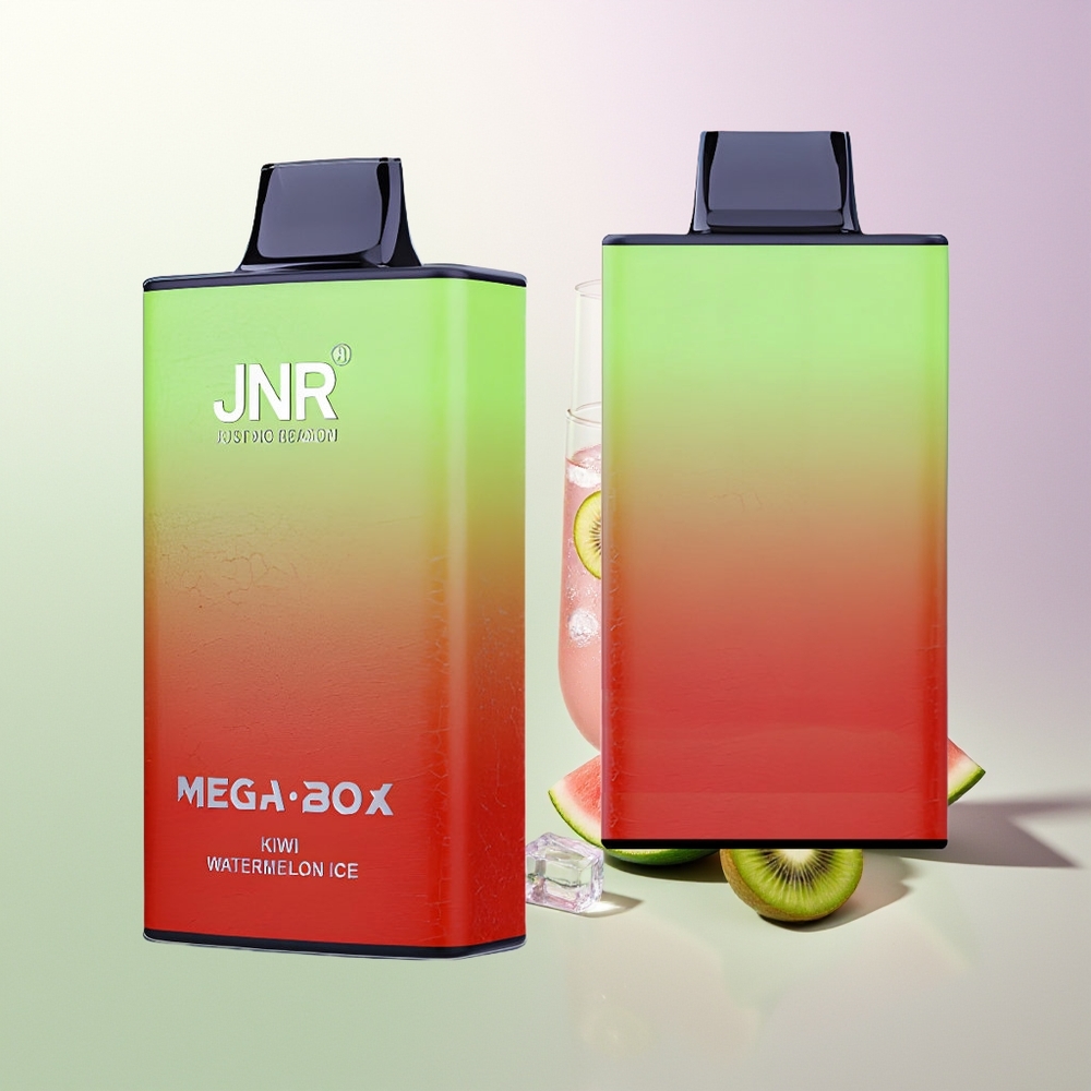 JNR Mega Box 25000 Pufova Dual Mesh Coil & Dual Core Brza Punjač Type-C Kiwi Lubenica Led