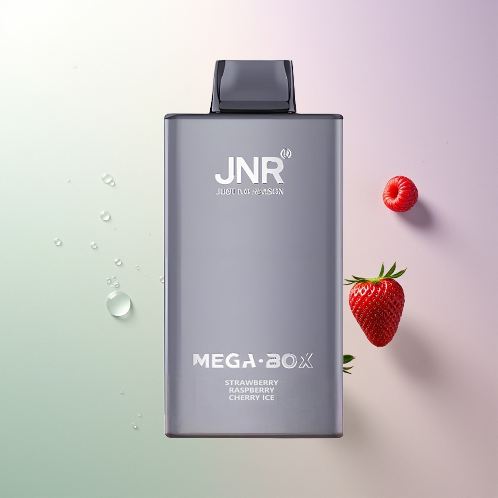 JNR Mega Box 25000 Pufova Dual Mesh Coil Jagoda Malina Trešnja Ice