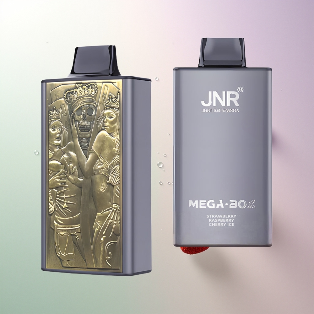 JNR Mega Box 25000 Pufova Dual Mesh Coil Jagoda Malina Trešnja Ice