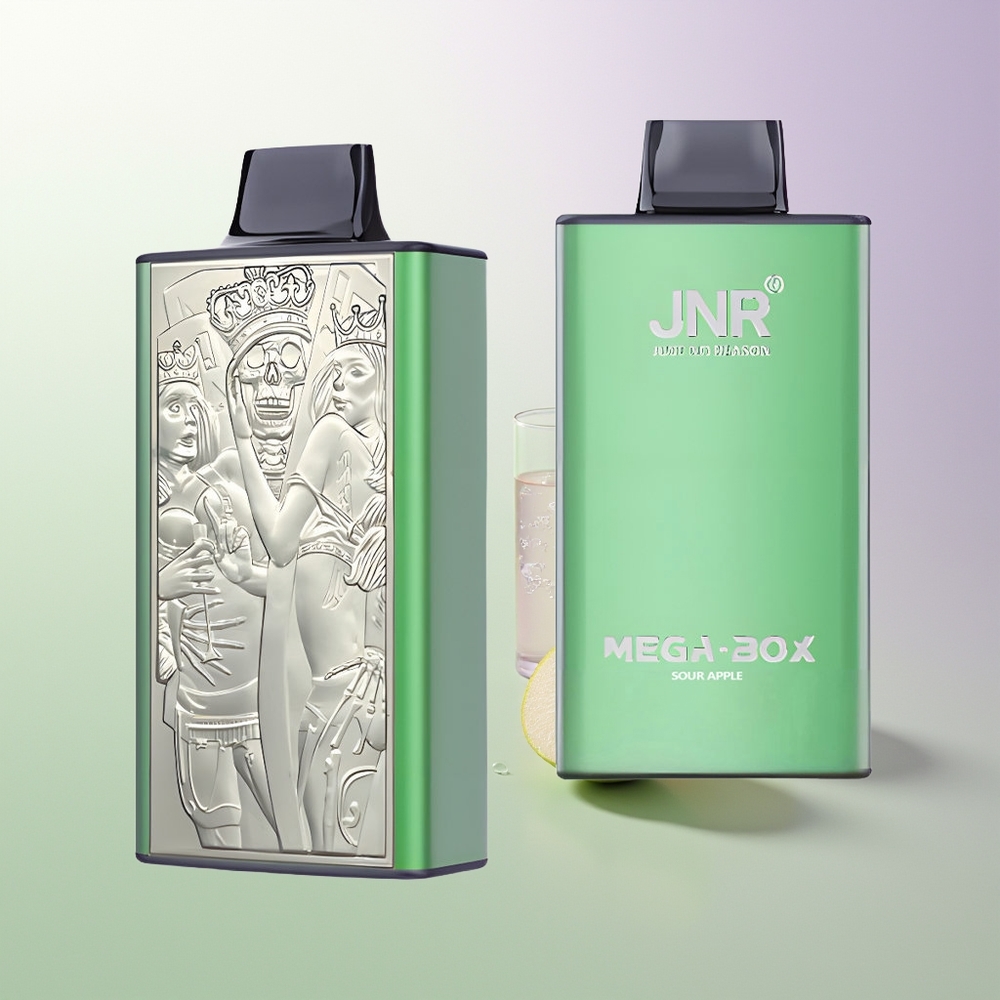 JNR Mega Box 25000 Pufova Dual Mesh Coil Kisela Jabuka