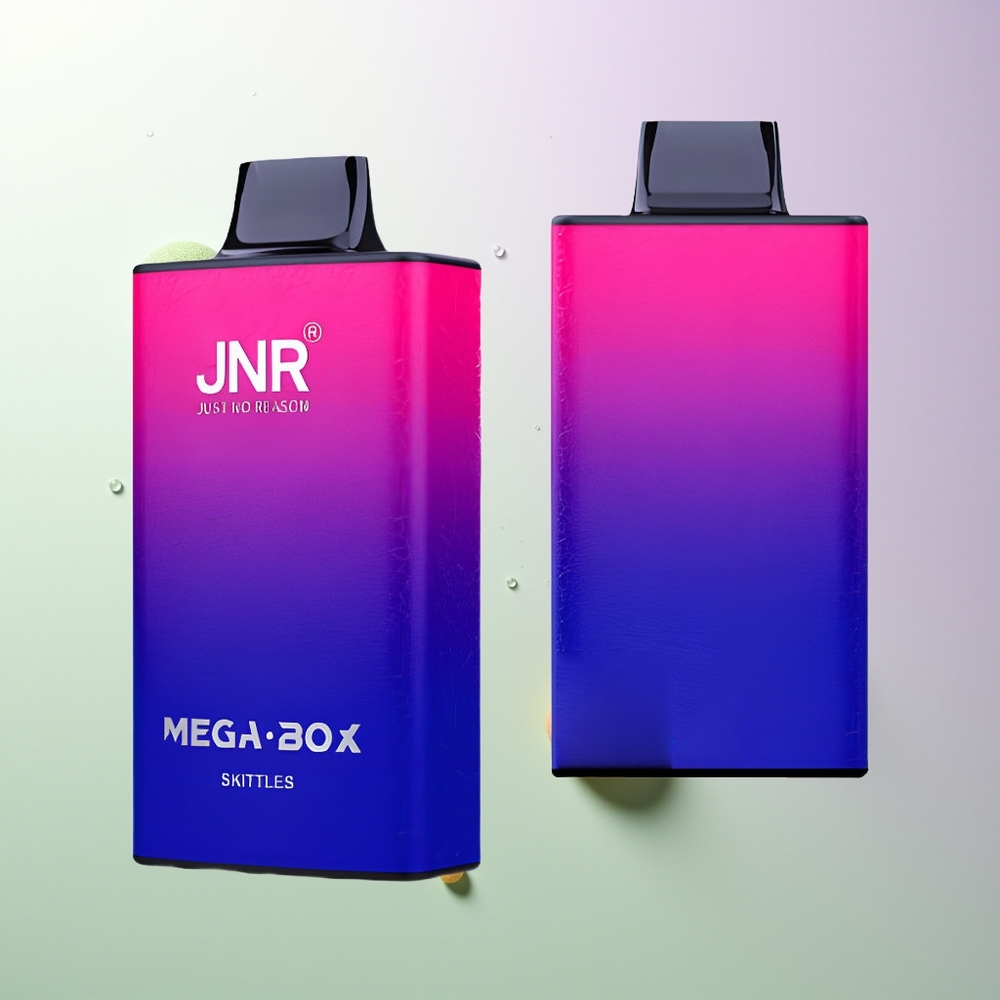 JNR Mega Box 25000 Pufova Dual Mesh Coil Type-C Brza Punjač 30ml E-tečnost 2% Nikotina Skittles