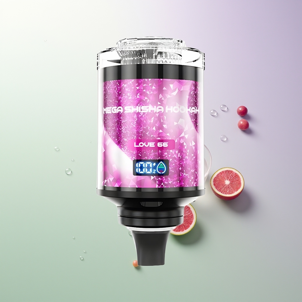 JNR Mega Shisha Hookah 100K 1 Usta 2200mAh Tip-C Bela Ljubav 66