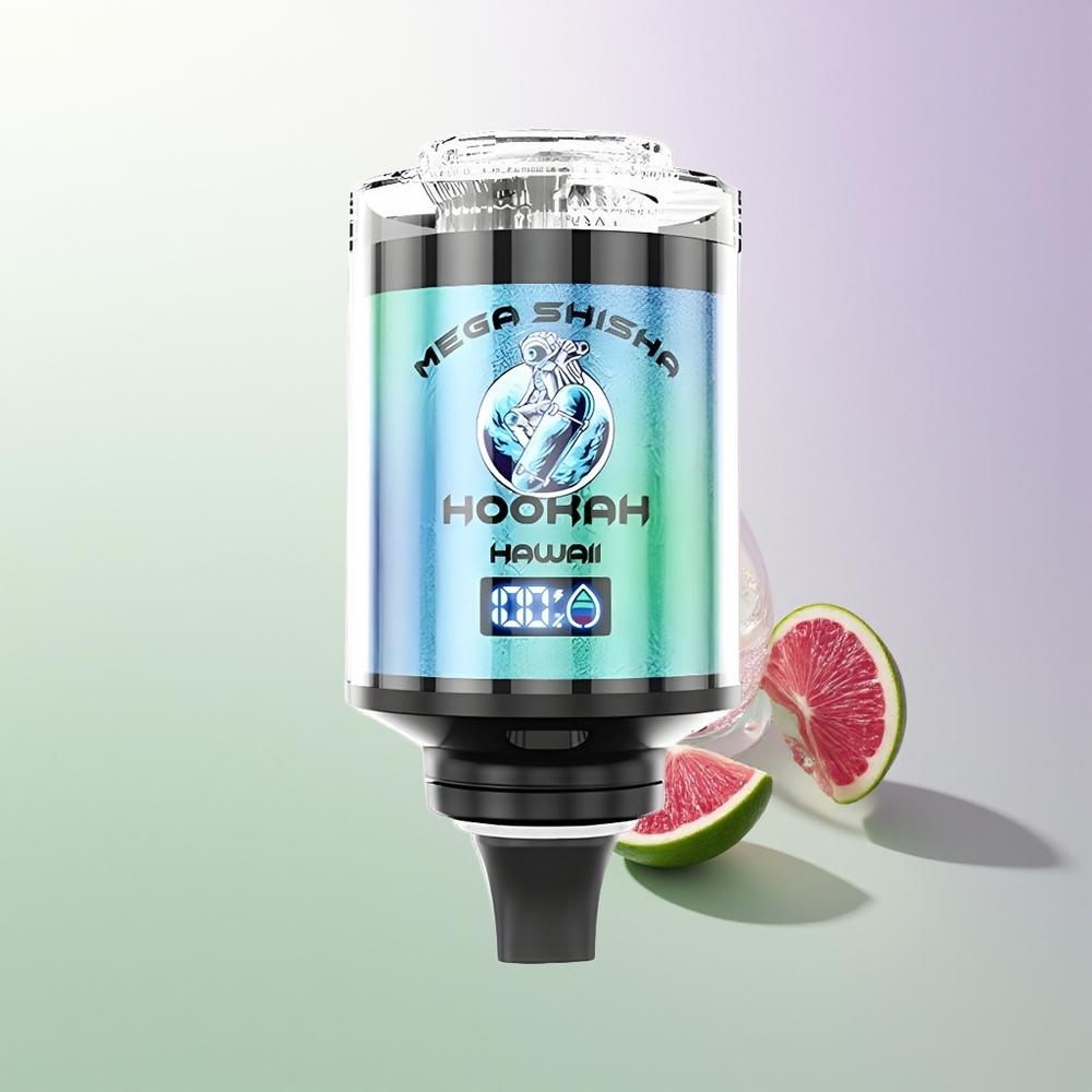 JNR Mega Shisha Hookah 100K 2200mAh Tip-C Interaktivni Ekran Podesivi Protok Vazduha 2% Nikotina Hawaii Srbija Dobavljači