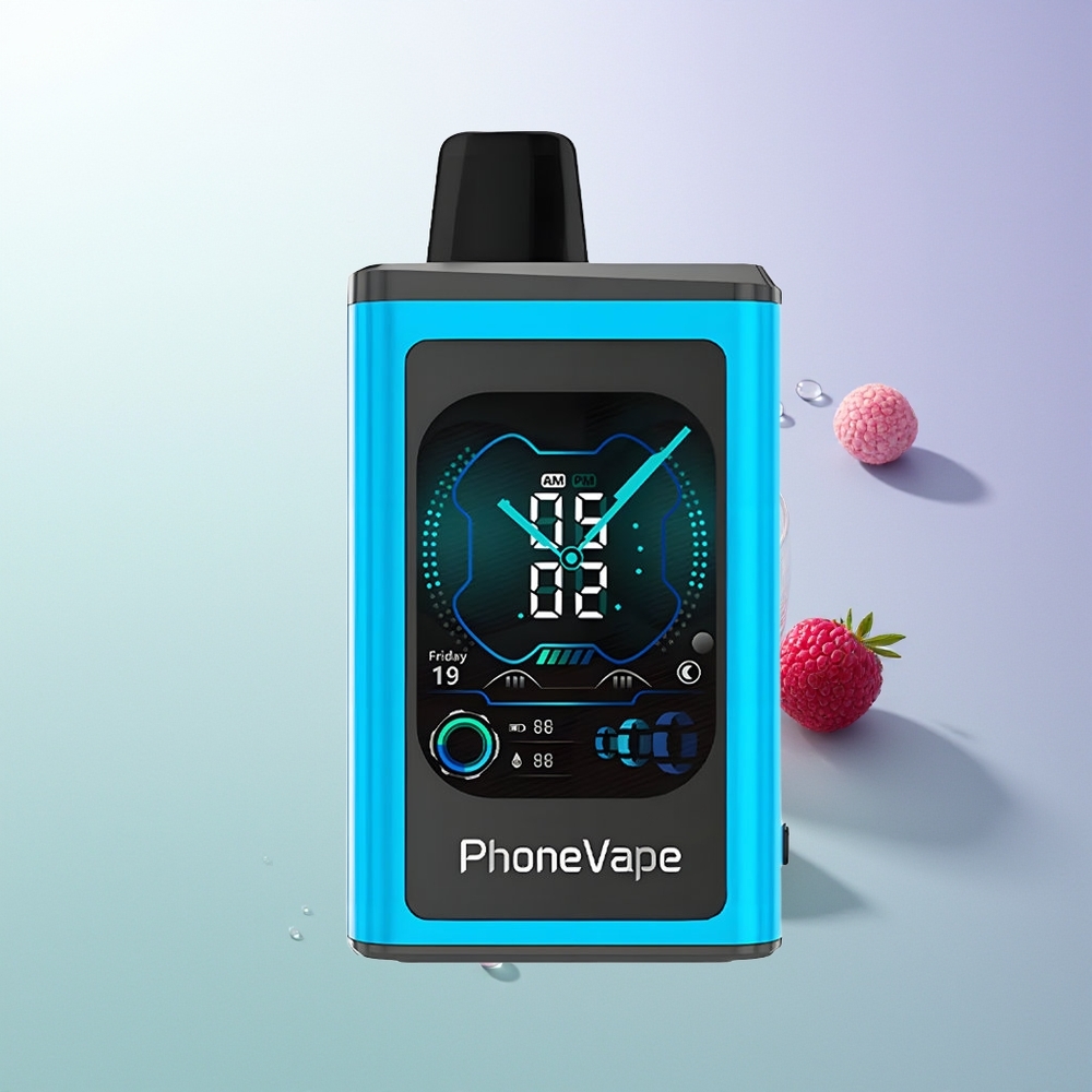 JNR PhoneVape 30000 pufova Punjenje preko Type-C Turbo Režim Podešavanje Protoka Vazduha Aplikacija Kontrola Plava Malina Led Srbija Dobavljači