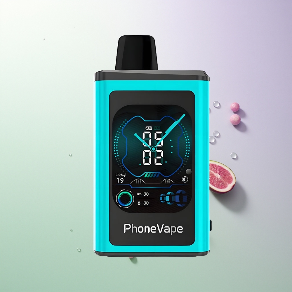JNR PhoneVape 30000 puhaja Turbo način Podešavanje protoka vazduha Aplikacija Kontrola Pun ekran 2%,5% nikotina Miami nana Srpski veletrgovci