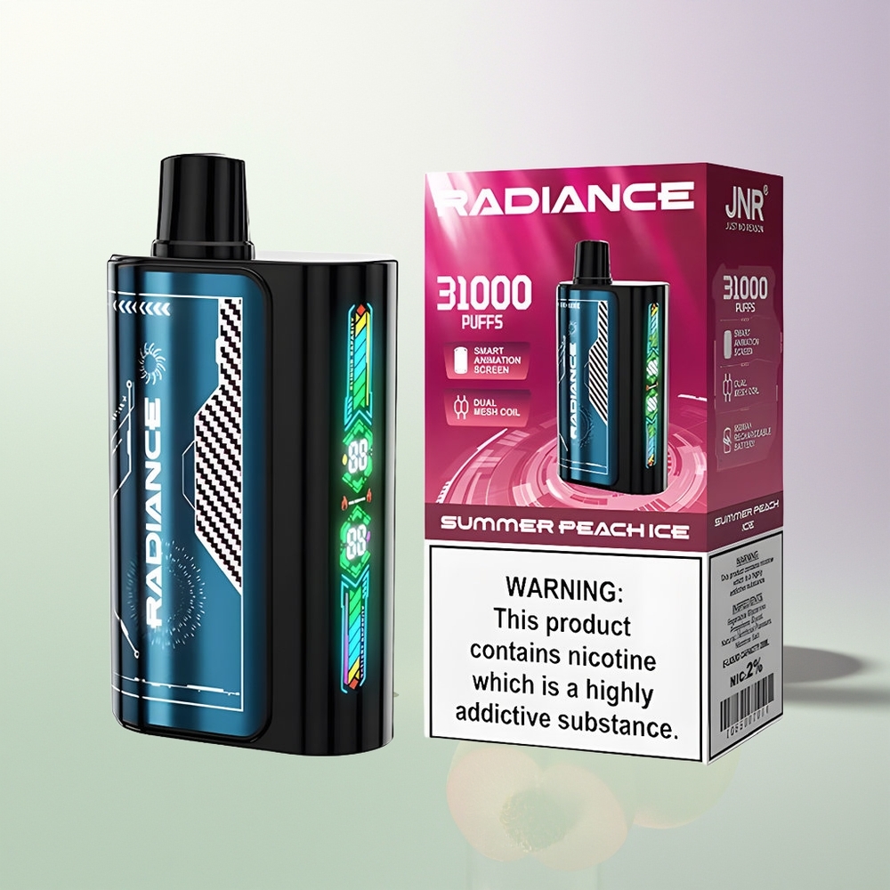 JNR Radiance 31000 Pufova Dual Mesh Coil Letnja Breskva Led 28ml 2% Nikotina Srpski Distributeri