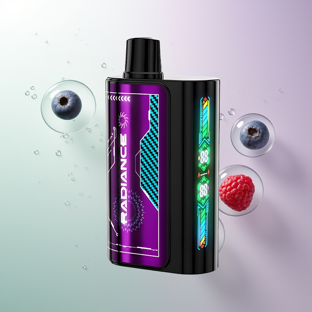 JNR Radiance 31000 Pufova Dual Mesh Ekran 28ml Borovnica-Kisela Malina