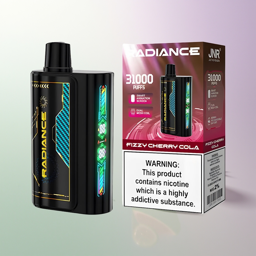 JNR Radiance 31000 Pufova Dual Mesh Ekran 28ml Fizi Visnja Kola Srpski Dobavljaci
