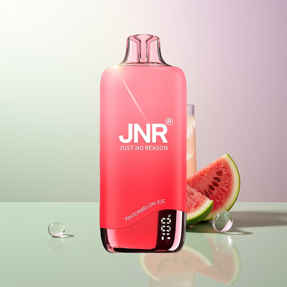 JNR Rainbow 10500 Pufova Jednokratna Vape Dina 0.8ohm Mrežasti Namotaj 18ml Rezervoar USB Type-c Punjenje Lubenica Led