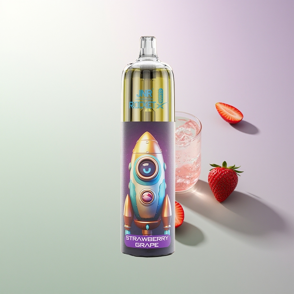 JNR Rocket-X 12400 Pufova Podesivi Protok Vazduha RGB Svetla 1.2ohm Mesh Kalem 850mAh Baterija 25ml Tekućina Type-C Brzo Punjenje