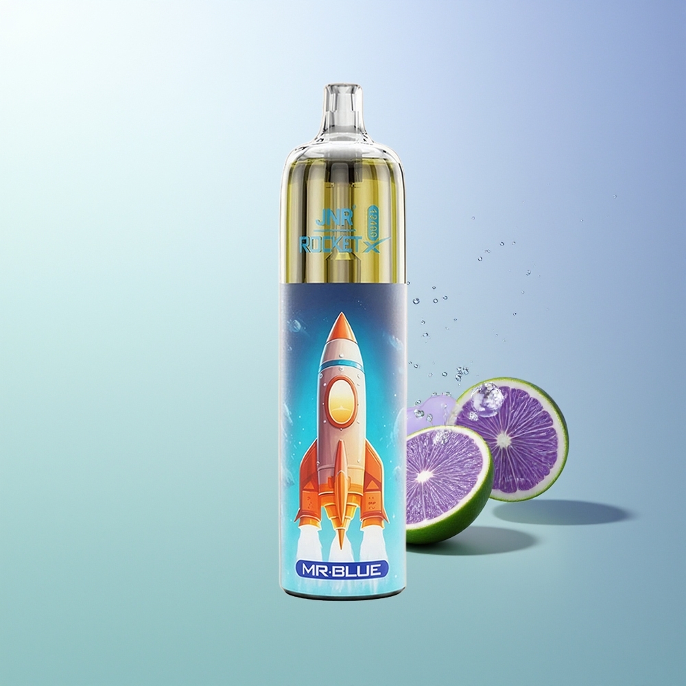 JNR Rocket-X 12400 Pufova Prilagodljiv Protok Vazduha RGB Svetla 1.2ohm Mesh Kalem 850mAh Baterija 25ml Tečnost Tip-C