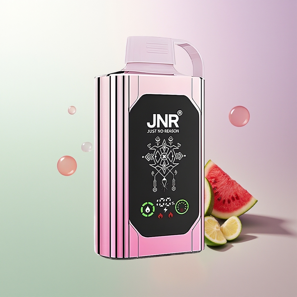 JNR Shisha Hookah Box 20500 Puffs HD Display 1000mAh 25ml Dual Mesh Coil Type-C 0% 2% 5% Вишња Лубеница Замрзавање