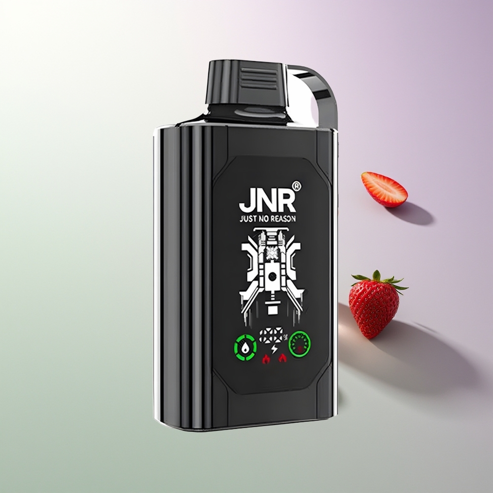 JNR Shisha Hookah Box 20500 Puffs HD Display 1000mAh 25ml Dual Mesh Coil Type-C Quick Charge 0%2%5% Jagoda Grožđe