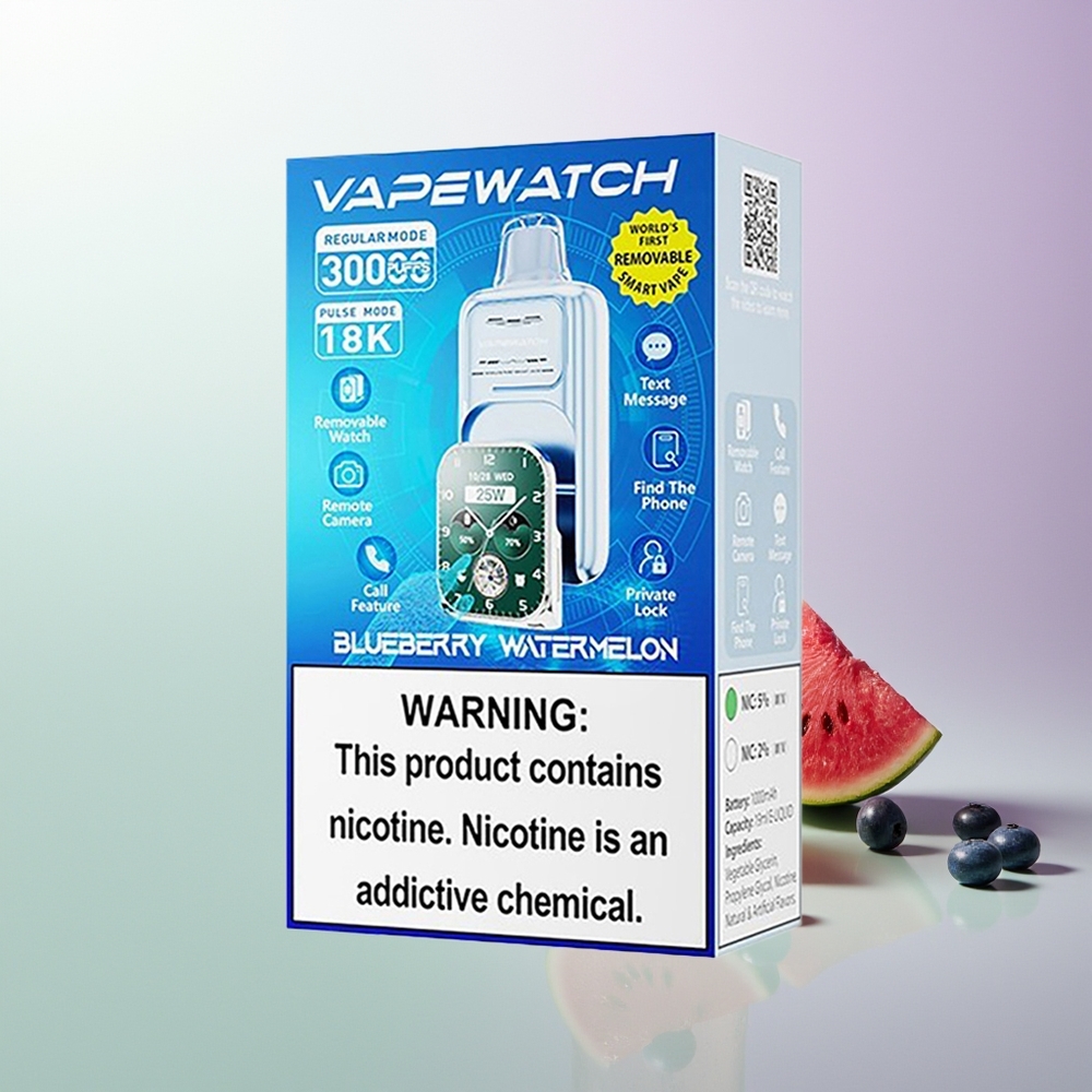 JNR VapeWatch 30000 Pufova Dual Mesh Coil 19mL 5% Brusnica Lubenica Srpski Distributeri