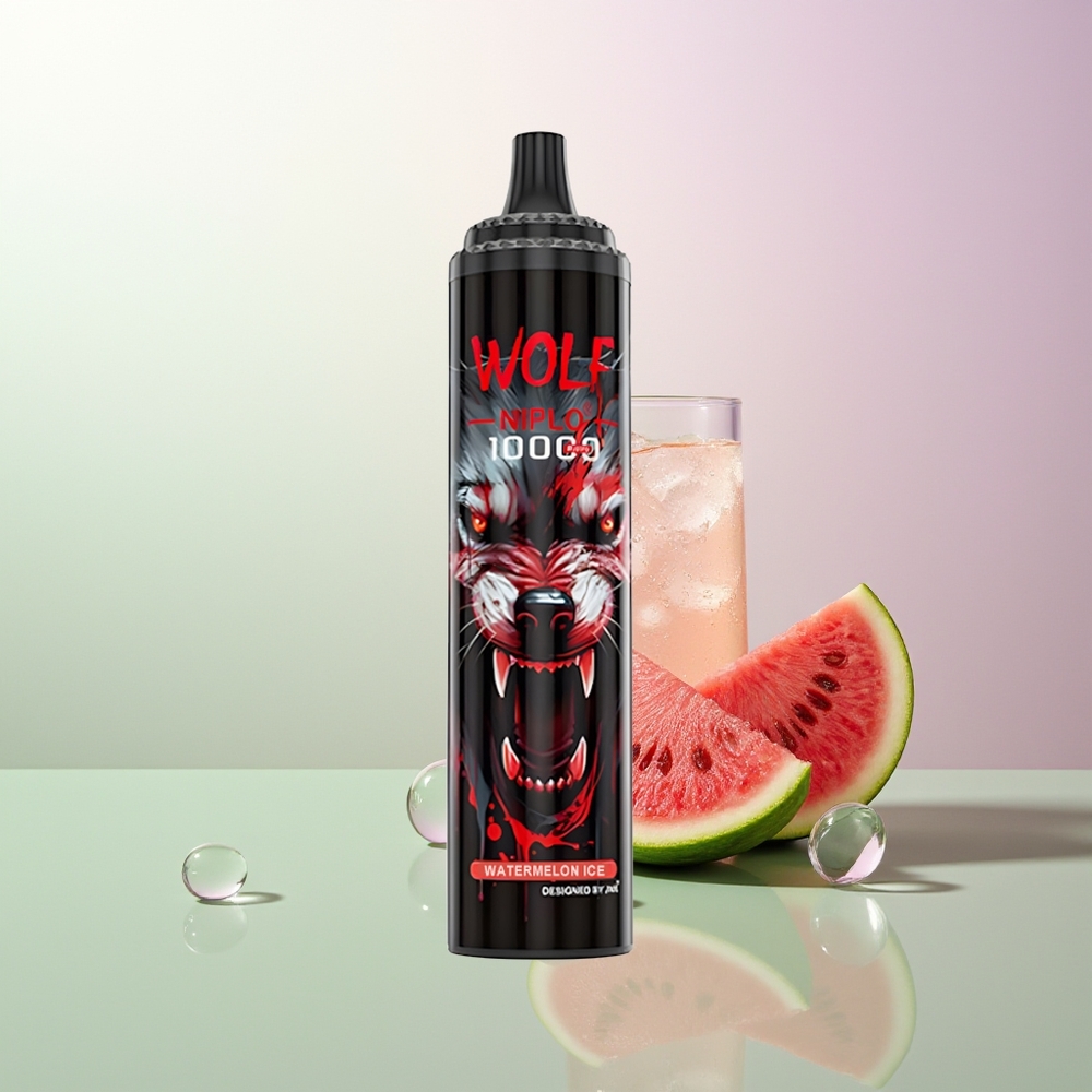 JNR Wolf Niplo 10000 Pufova 1.0 Ohm Mesh 650mAh 20ml Type-C Lubenica Led Srpski Distributeri